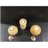 Image 2 : 3 Decorative Candle Holders with Candles