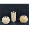 Image 3 : 3 Decorative Candle Holders with Candles