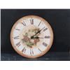 Image 1 : Wall Clock - Flower Print