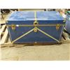 Image 1 : Blue Travel Trunk - 40' x 21" x 19"