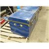 Image 6 : Blue Travel Trunk - 40' x 21" x 19"