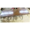 Image 2 : folding wooden table - 79.5"x28"