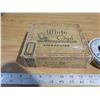 Image 2 : White Owl cigar box and 2 Golden Extra tobacco tins