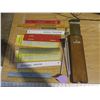 Image 1 : lot of rulers, clipboards, etc.