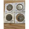 Canada $.50  Half Dollar, 1971, 1972, 1974, 1979  Bank Roll