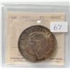 Image 1 : 1937 ICCS AU-55 Graded Silver Dollar