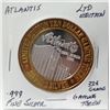Image 1 : Atlantis LTD Edition .999 Silver Gaming Token