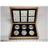 Image 1 : 2015 "Legacy of the Canadian Nickel" 6pc, fine silver coin set - c/w wooden display case
