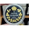 Image 2 : 2015 "Legacy of the Canadian Nickel" 6pc, fine silver coin set - c/w wooden display case