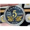 Image 4 : 2015 "Legacy of the Canadian Nickel" 6pc, fine silver coin set - c/w wooden display case