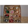 Image 1 : Box of vintage tree ornaments