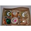 Image 2 : Box of vintage tree ornaments