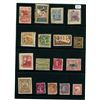 Image 1 : Lot of 17 old Stamps from around the world. Most are from the 1930s. Used & Mint.