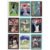 265  Lot of 9 Baseball Sports Cards featuring Benny Santiago, Eric Davis, Luis Rivera, Carlos Martinez, M