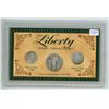 Image 1 : Liberty Coin Collection. Set of 3 includes 2 Liberty Silver Dimes with Philadelphia & Denver Mint Ma