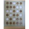 Image 3 : Lincoln Cent Collection 1909 – 1940. 49 different Wheat Cents. Housed in a H.E. Harris folder.