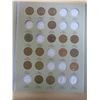 Image 4 : Lincoln Cent Collection 1909 – 1940. 49 different Wheat Cents. Housed in a H.E. Harris folder.