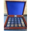 Image 1 : Complete Canadian Nickel Dollar Collection. Set of 21 dated 1968 – 1986. Housed in a fancy Lighthous