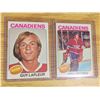Image 1 : 1975-76 Topps, Dryden #35 and LaFleur # 126