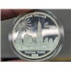 Image 4 : 2005 "Freedom Tower" US 1 dollar, .999 silver coin