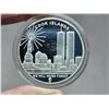 Image 4 : 2005 "Freedom Tower" US 1 dollar, .999 silver coin