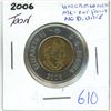 Image 1 : 2006 "Canadian 2 dollar toonie coin