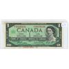 Image 1 : 1967 Canadian Centennial 1 dollar bill - Beattie/Rasminsky - Prefix N/O 0158150