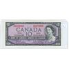 Image 1 : 1954 Canadian 10 dollar bill - Beattie/Rasminsky - Prefix A/V 6270900