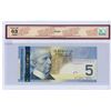 Image 2 : 2006 Canadian 5 dollar bill - Jenkins/Dodge - Prefix AOK 1898897 - BCS graded UNC-63