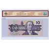 Image 2 : 1989 Canadian 10 dollar bill - Bonin/Thiessen - Prefix BEA 2743860 - BCS graded UNC-60