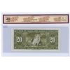 Image 2 : 1937 Canadian 20 dollar bill - Coyne/Towers - Prefix K/E 0697963 - BCS graded EF-40