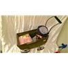 Image 1 : Vintage doll, carriage and doll bedding