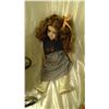 Image 3 : Vintage doll, carriage and doll bedding