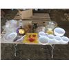 Image 1 : lot of assorted glass wares and plastic kitchen wares