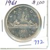 Image 1 : 1961, one dollar silver coin