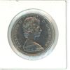 Image 2 : 1969 one dollar silver coin