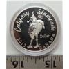 Image 1 : 2012 $1 coin proof 100 years of Calgary stampede fine silver