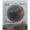 Image 1 : 2013 Antelope 1 oz fine silver $5 coin