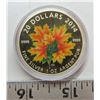 Image 1 : 2014 proof $20 coin maple leaves glow in dark 1oz fine silver