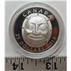 Image 1 : 2013 $25 grandmother moon mask fine silver