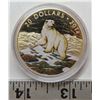 Image 1 : 2014 proof $20 coin iconic polar bear fine silver