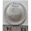 Image 2 : 2014 matte proof $50 coin snowy owl fine silver