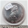 Image 2 : 1976 $5 coin Olympics Montreal rings,  .925 silver
