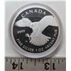 Image 1 : 2014 proof $5 coin peregrine falcon fine silver