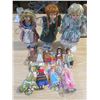 Image 1 : lot of dolls - 2 are porcelain