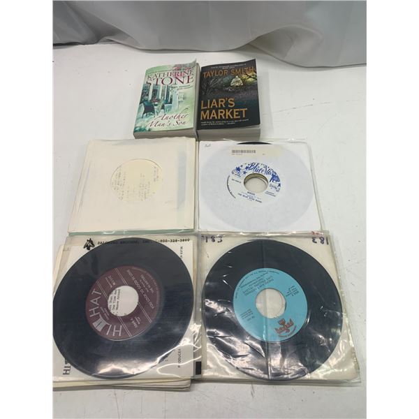 (37) 45 Lps and 2 books