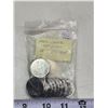 Image 1 : 25pcs Canadian 50 cent coins - between 1952 & 2002