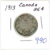 Image 1 : 1913 Canadian 25 cent silver coin