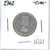Image 1 : 1961 Canadian 25 cent silver coin