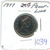Image 1 : 1977 Canadian 25 cent coin